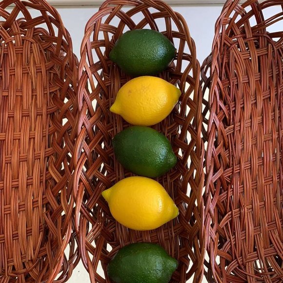 Set of Three Wicker Baskets - Picture 3 of 7